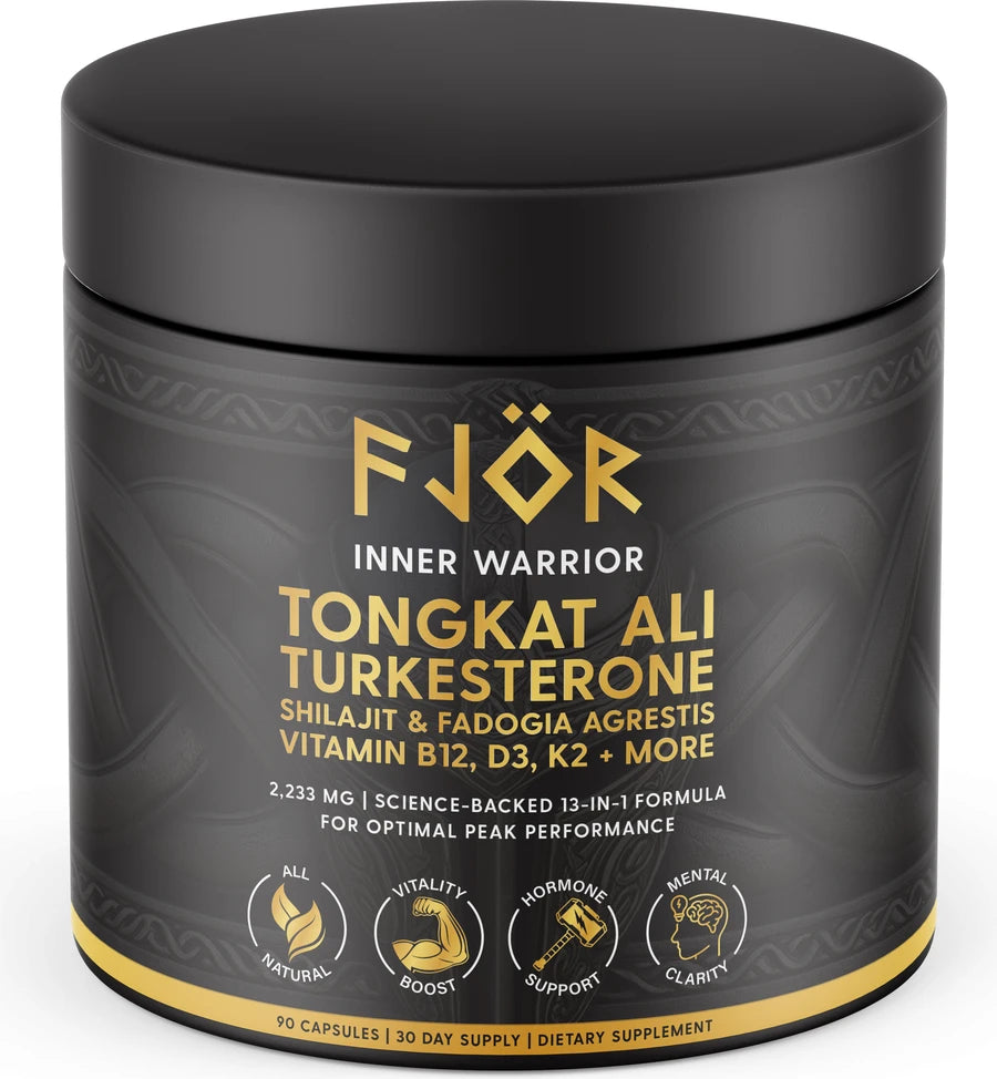 Inner Warrior jar, front label